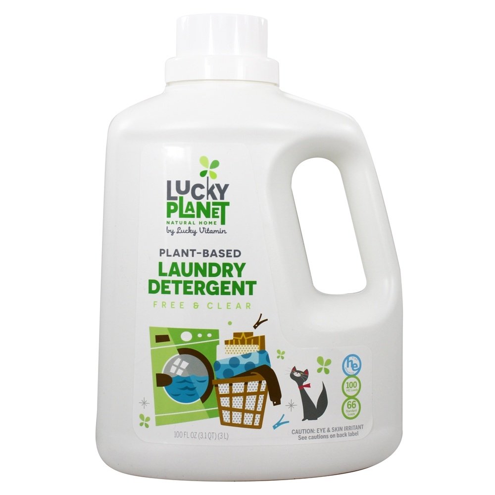 Detergente de roupa à base de plantas 66 a 100 Carrega grátis e desmarque - 100 fl. oz. LuckyPlanet