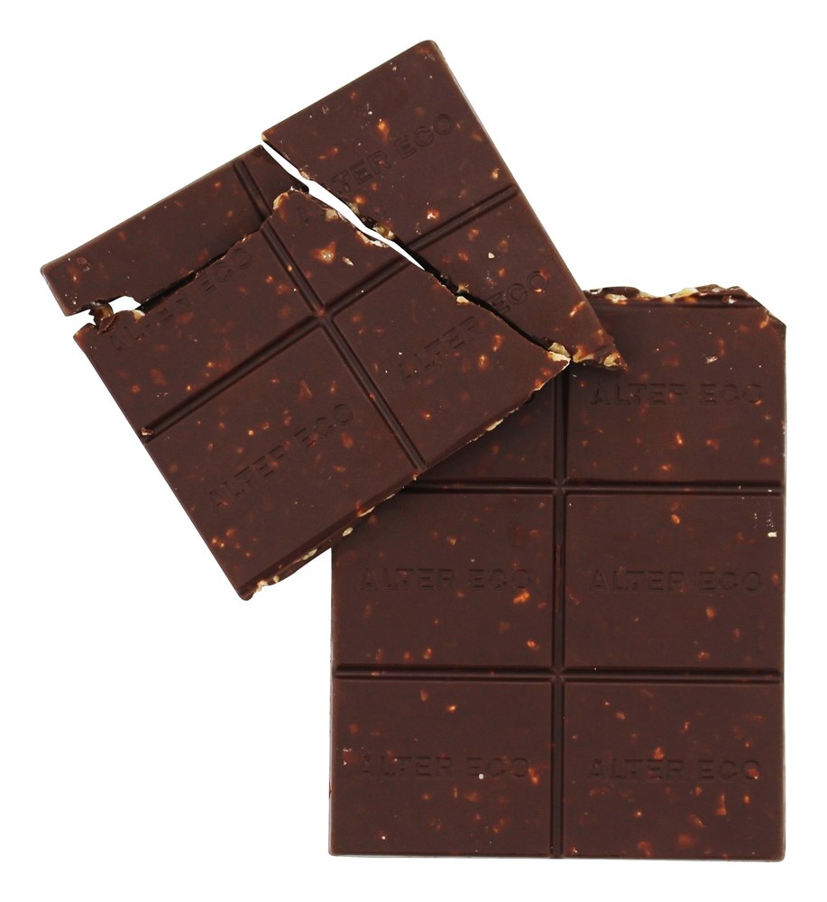 Chocolate Salgado Escuro Orgânico 70 % Cacau Caramelo Queimado - 2.82 oz. Alter Eco - Imagem 3