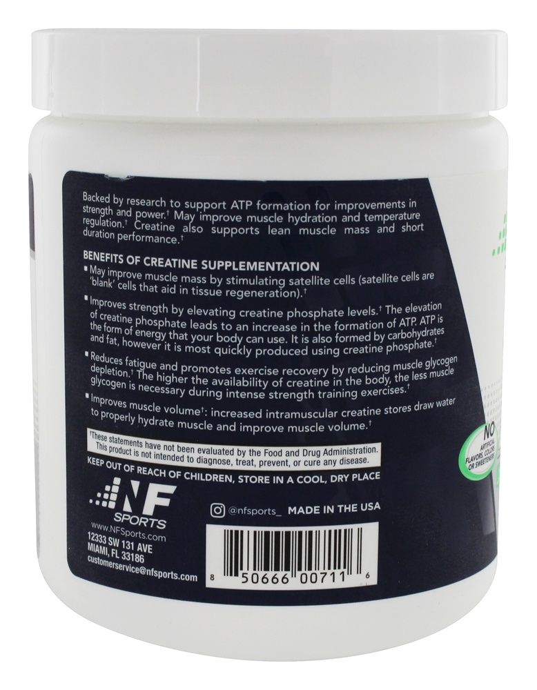 Aminoácido de origem natural da creatina - 10.6 oz. NF Sports - Imagem 3