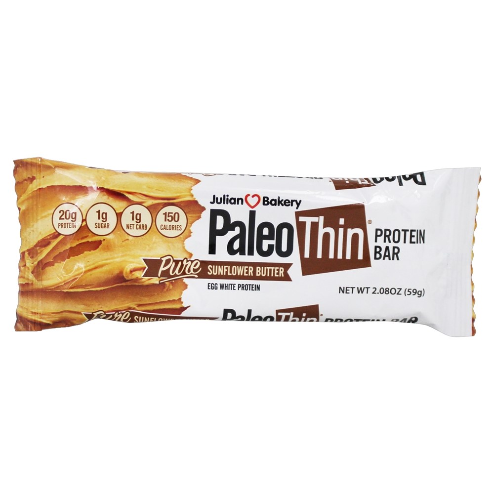 Paleo Proteína Bar Pure Girassol Manteiga - 12 Barras Julian Bakery - Imagem 4