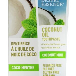 Comprar toothpaste de coco óleo de coco - 6. 25 oz. Desert essence preço no brasil cuidados pessoais & beleza pasta de dentes suplemento importado loja 33 online promoção -