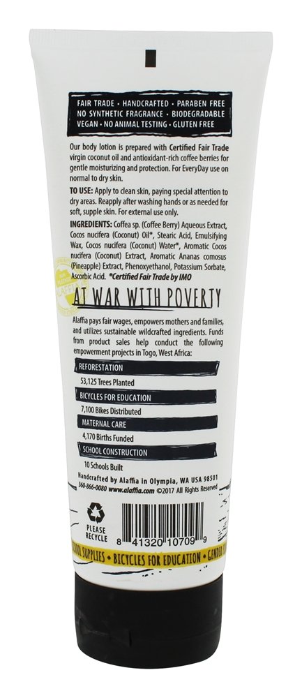 Everyday Coconut Hidratante Loção Corporal Coco Abacaxi - 8 fl. oz. Alaffia - Imagem 2