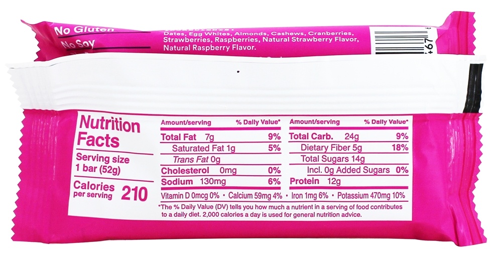 Barra de Proteína Baga Mista - 1.83 oz. RXBAR - Imagem 2