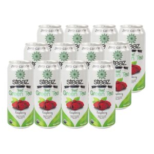 Comprar zero calorie gelado chá verde framboesa - 12 can (es) steaz preço no brasil chás e café chás verdes suplemento importado loja 15 online promoção -