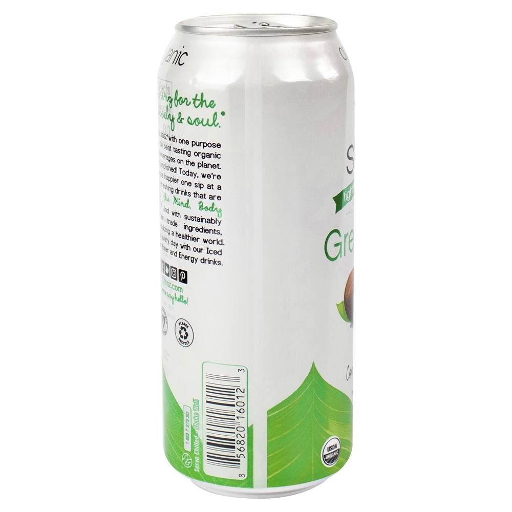 Chá verde gelado levemente adoçado com água de coco - 12 Can (es) Steaz - Imagem 4