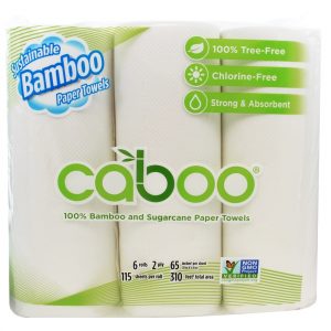 Comprar 100 % bambu e cana de açúcar 2-ply toalhas de papel 115 sheets - 6 rolo (s) caboo preço no brasil produtos naturais para o lar produtos para lavar louça suplemento importado loja 11 online promoção - 18 de agosto de 2022