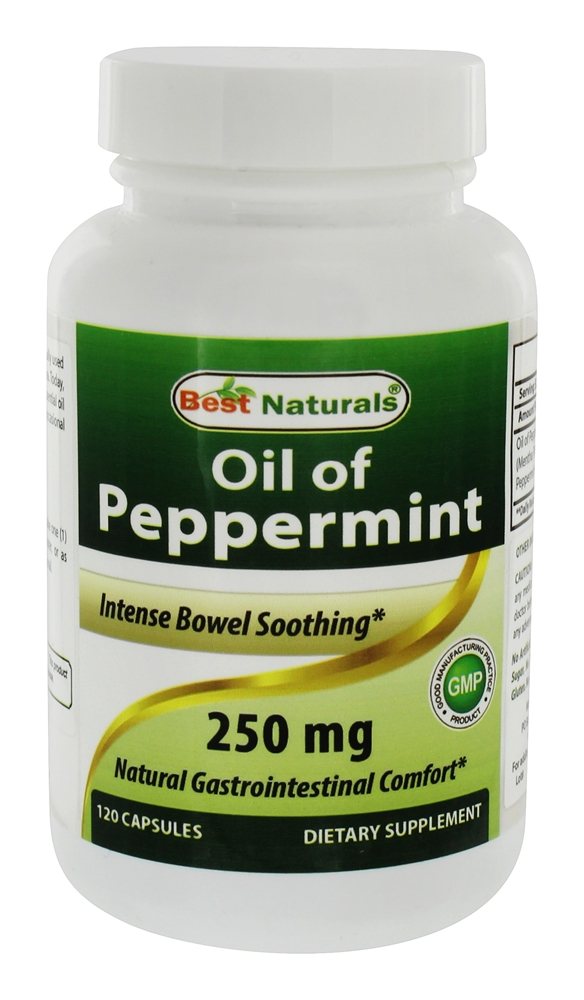 Óleo de Hortelã 250 mg. - Cápsulas 120 Best Naturals