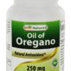 Comprar óleo de orégano 250 mg. - 120 softgels best naturals preço no brasil ervas orégano suplemento importado loja 1 online promoção -