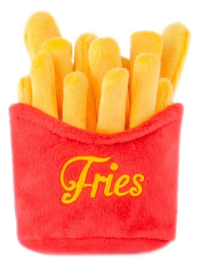 Brinquedo para cachorro de batatas fritas de pelúcia clássico americano P.L.A.Y