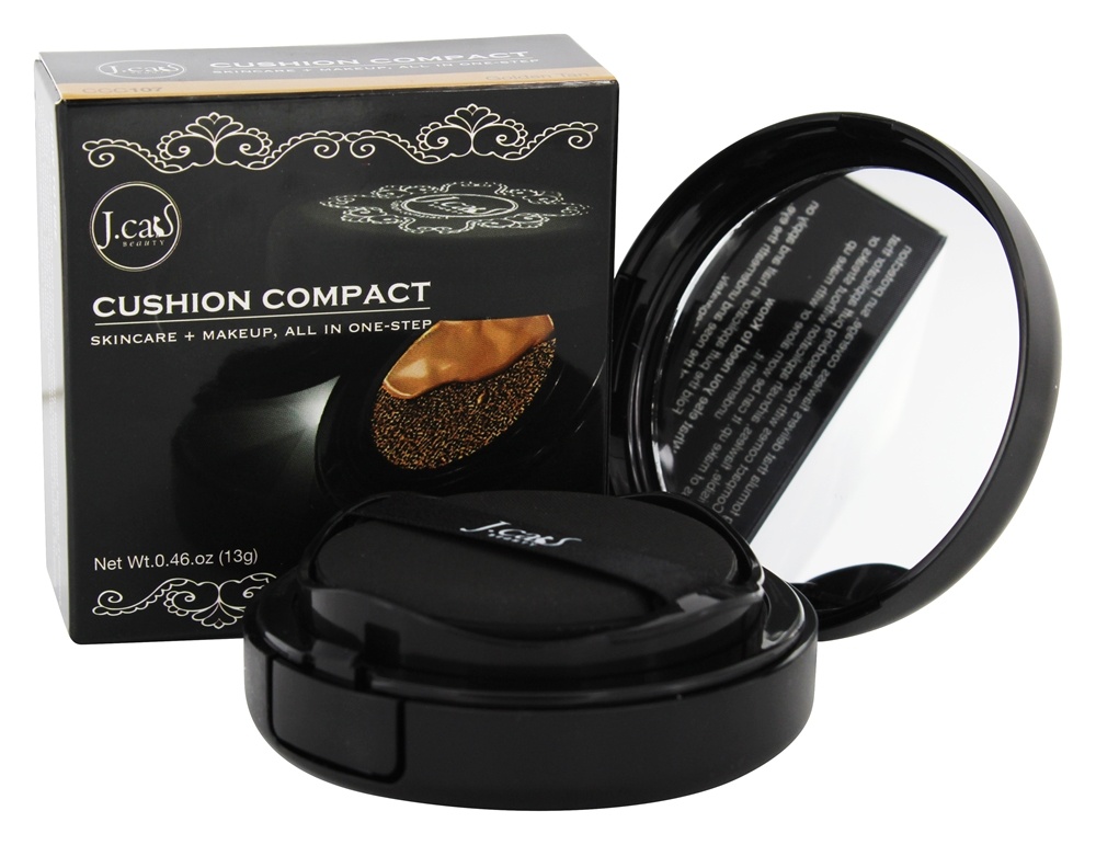 All-In-One Foundation Almofada Bronzeado Dourado Compacto - 0.46 oz. J.Cat Beauty - Imagem 2