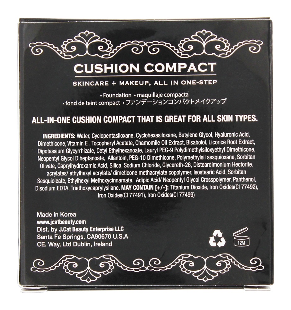 All-In-One Foundation Almofada Bronzeado Dourado Compacto - 0.46 oz. J.Cat Beauty - Imagem 3
