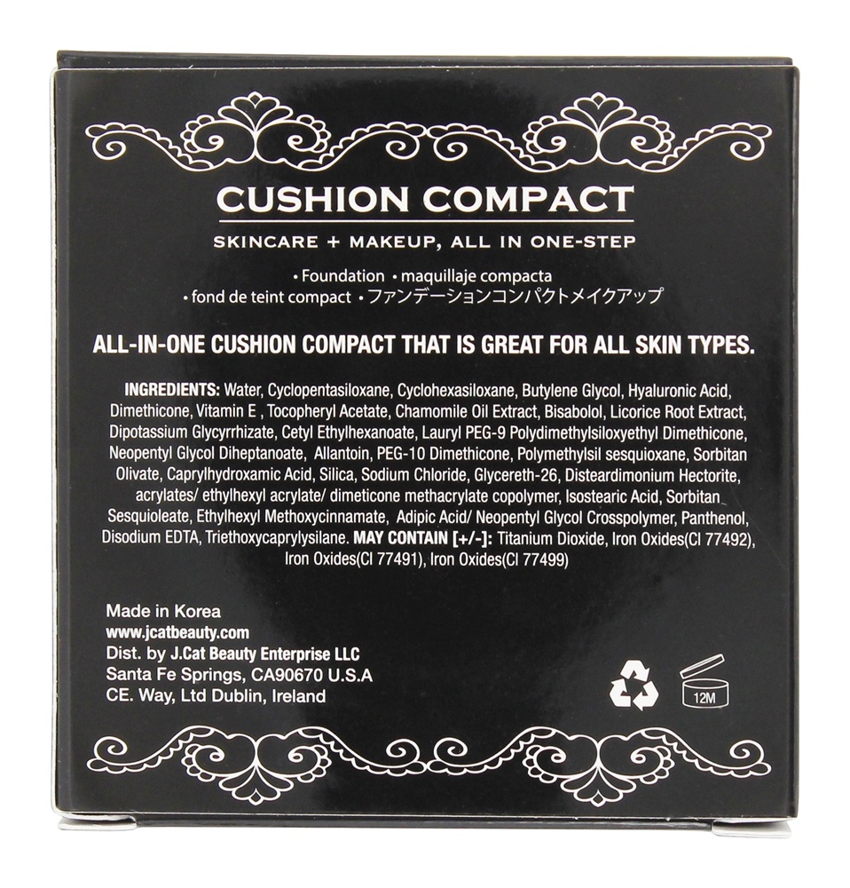 All-In-One Foundation Almofada Chestnut Compacto - 0.46 oz. J.Cat Beauty - Imagem 3