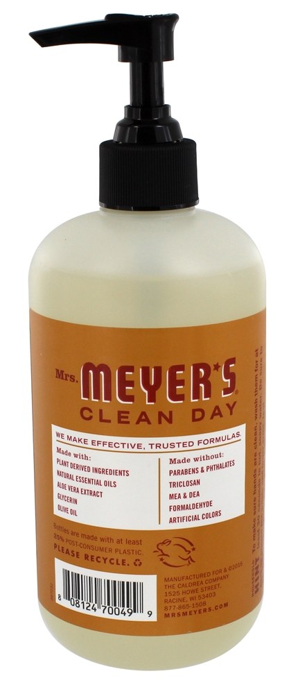 Dia limpo líquido mão sabonete sidra de maçã - 12.5 fl. oz. Mrs. Meyer's - Imagem 3