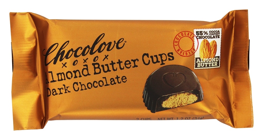 Copos De Manteiga De Amêndoa De Chocolate Escuro - 1.2 oz. Chocolove