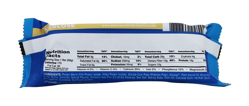 Quest Hero Barra de Proteína Sabor Baunilha Caramelo - 2.12 oz. Quest Nutrition - Imagem 3