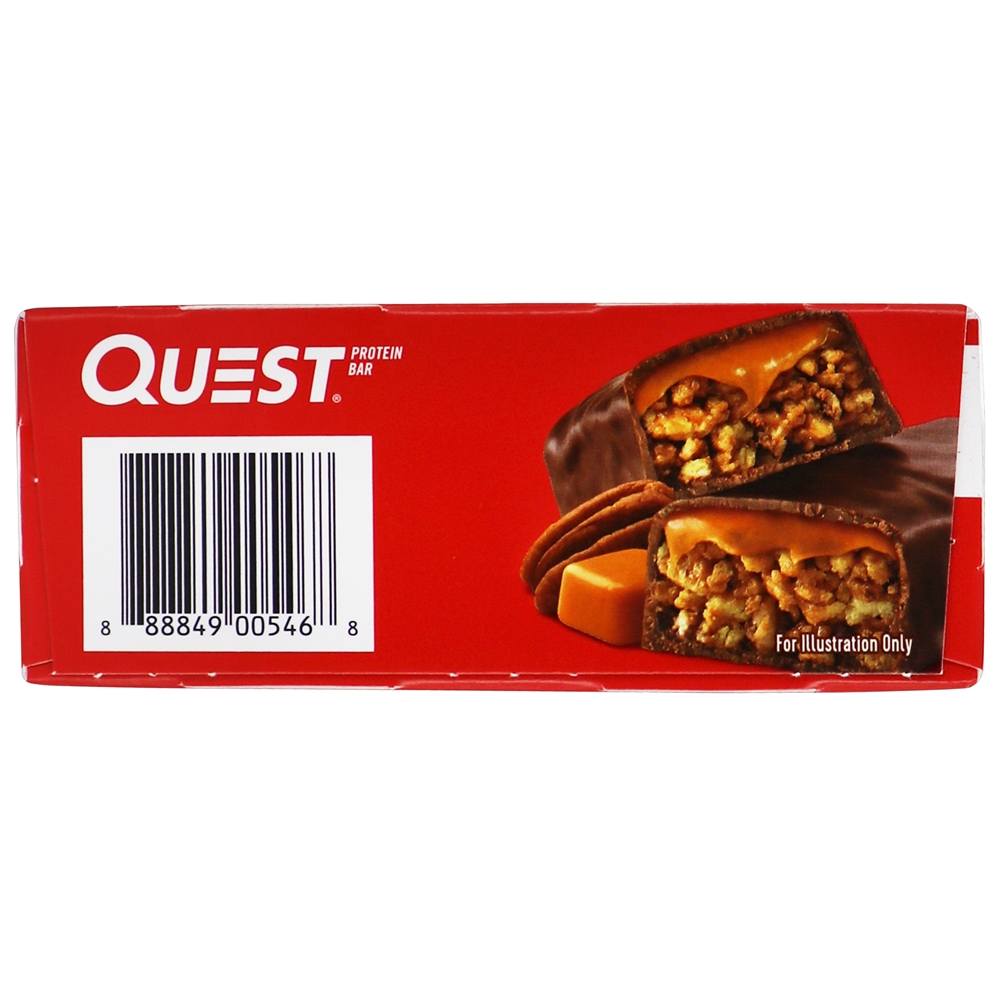 Hero Protein Bar Box Chocolate Caramel Pecan - 10 Barras Quest Nutrition - Imagem 4