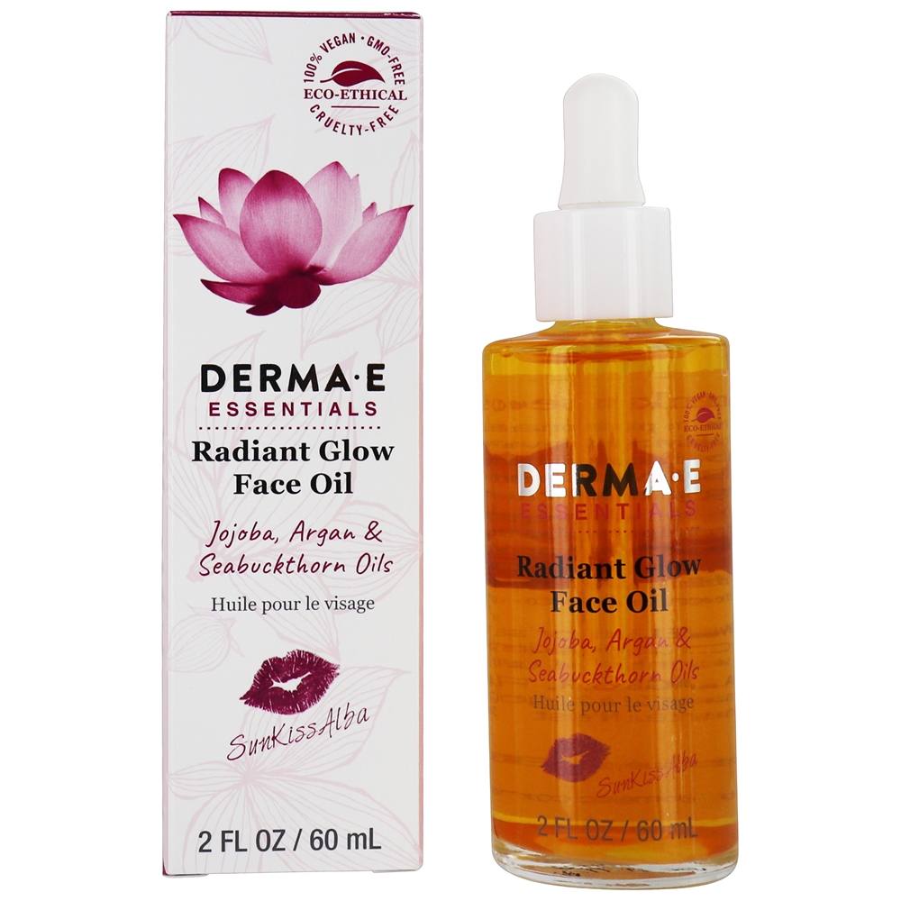 Óleo de rosto radiante por SunKissAlba - 2 fl. oz. DERMA-E
