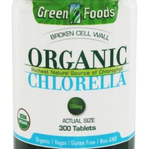 Comprar chlorella orgânica 200 mg. - 300 tablets green foods preço no brasil algas chlorella marcas a-z organic traditions superalimentos suplementos suplemento importado loja 73 online promoção -