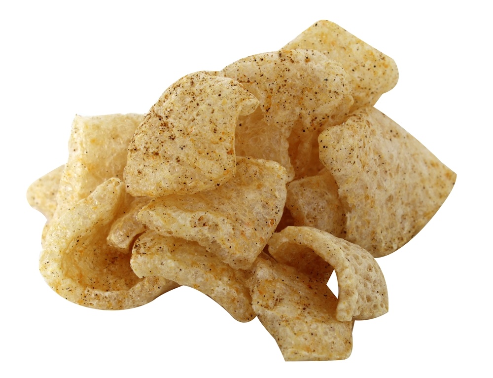 Chicharron Frito Carne de porco Rinds Clássico Pimenta & Sal - 1 oz. 4505 Meats - Imagem 3