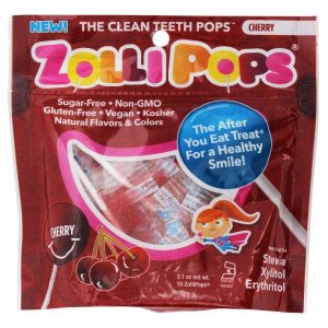 Comprar dentes limpos pirulitos cereja - 15 peça (s) zollipops preço no brasil alimentos & lanches doces suplemento importado loja 129 online promoção -