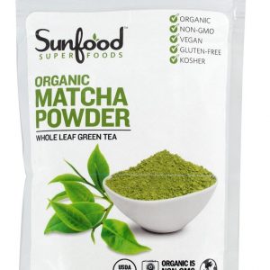 Comprar pó matcha orgânico - 4 oz. Sunfood superfoods preço no brasil chás e café chás matcha suplemento importado loja 29 online promoção -