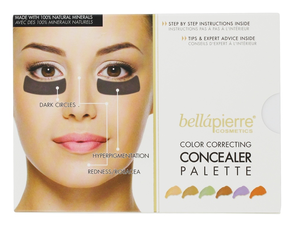 Paleta de corretivo para correção de cores Bellapierre