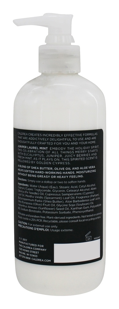 Mão Loção Zimbro Loureiro Hortelã - 10.8 fl. oz. Caldrea - Imagem 2