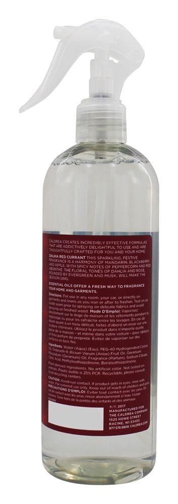 Linho e quarto spray dália groselha - 16 fl. oz. Caldrea - Imagem 2