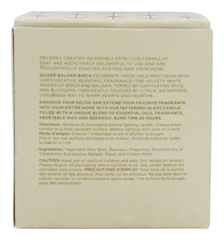 Vidoeiro de bálsamo dourado de vela - 8.1 oz. Caldrea - Imagem 2