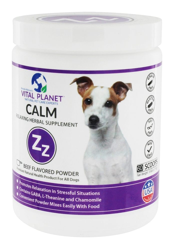 Carne de pó de ervas calmante relaxante com sabor - 3.92 oz. Vital Planet