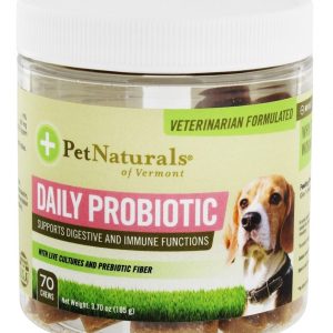 Comprar probiotic diário para cães - 70 mastigação (s) pet naturals of vermont preço no brasil comida seca para cães cuidados para animais de estimação suplemento importado loja 55 online promoção -