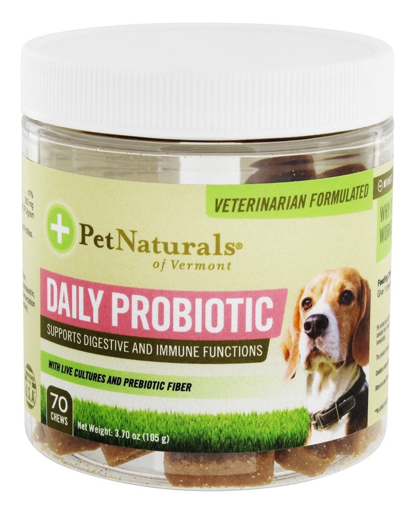 Probiotic diário para cães - 70 Mastigação (s) Pet Naturals of Vermont