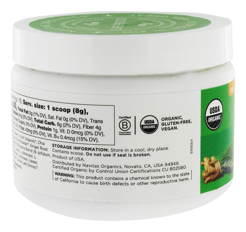 Orgânico Diário Superfoo Impulsionar Detox - 4.2 oz. Navitas Organics - Imagem 3