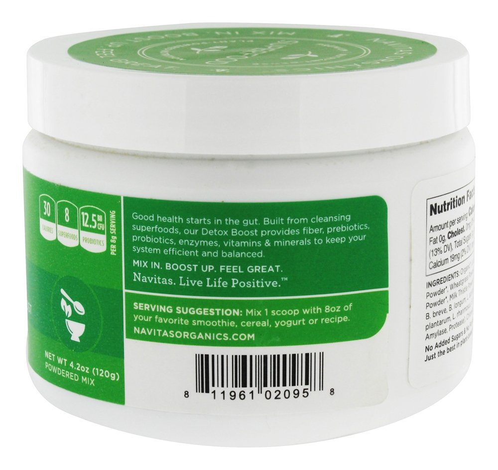 Orgânico Diário Superfoo Impulsionar Detox - 4.2 oz. Navitas Organics - Imagem 4