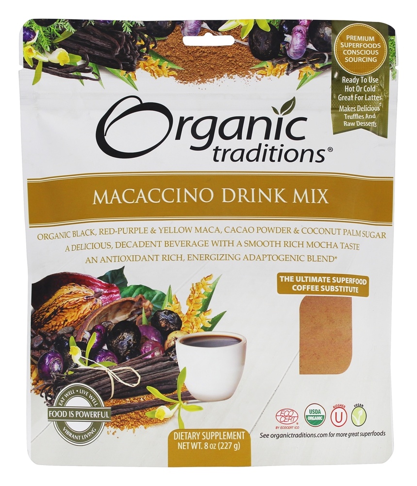 Macaccino Drink Mix - 8 oz. Organic Traditions