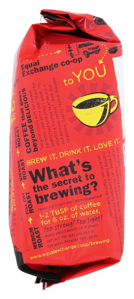 Assado completo da cidade inteira do café etíope orgânico do feijão - 12 oz. Equal Exchange - Imagem 4