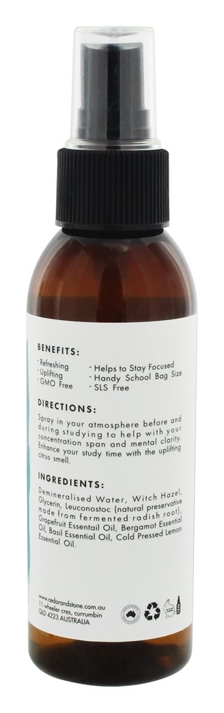 Juventude Estudar Névoa com Toranja & Manjericão - 4.22 fl. oz. Cedar + Stone - Imagem 2
