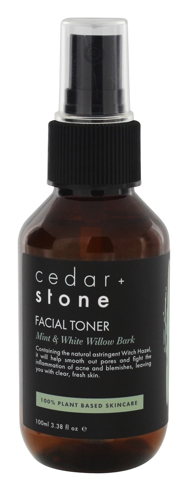 Toner Facial Menta e Casca de Salgueiro Branco - 3.38 fl. oz. Cedar + Stone