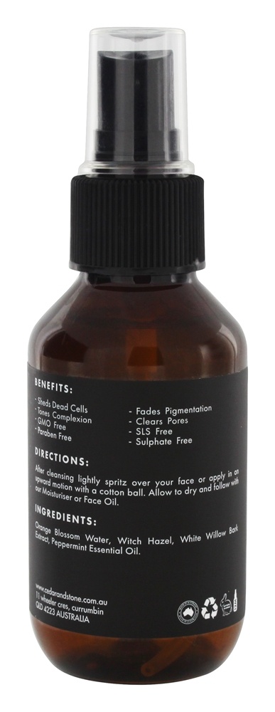 Toner Facial Menta e Casca de Salgueiro Branco - 3.38 fl. oz. Cedar + Stone - Imagem 2
