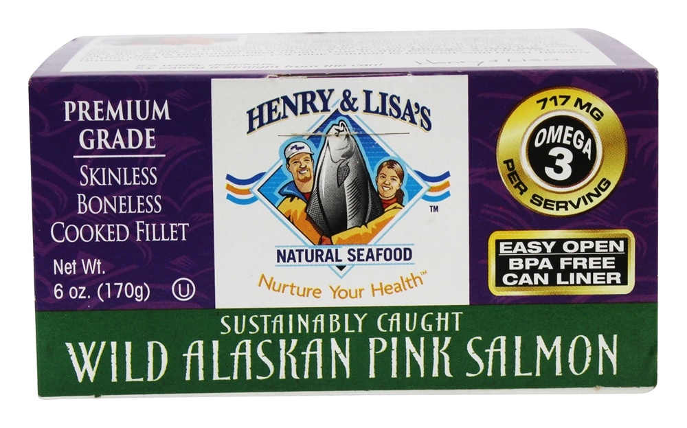 Salmão Rosa de Alasca Selvagem Premium - 6 oz. Henry & Lisa's Natural Seafood