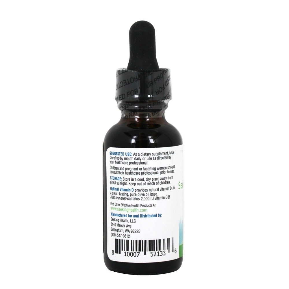 Gotas ideais de vitamina D 2000 UI - 1 fl. oz. Seeking Health - Imagem 3
