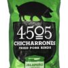 Comprar cheddar frito de cheddar de cascas de porco de chicharrones - 2. 5 oz. 4505 meats preço no brasil alimentos & lanches pães & wraps suplemento importado loja 5 online promoção -
