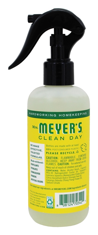 Limpar Dia Quarto Refrescamento Não-Aerossol Spray Madressilva - 8 fl. oz. Mrs. Meyer's - Imagem 2
