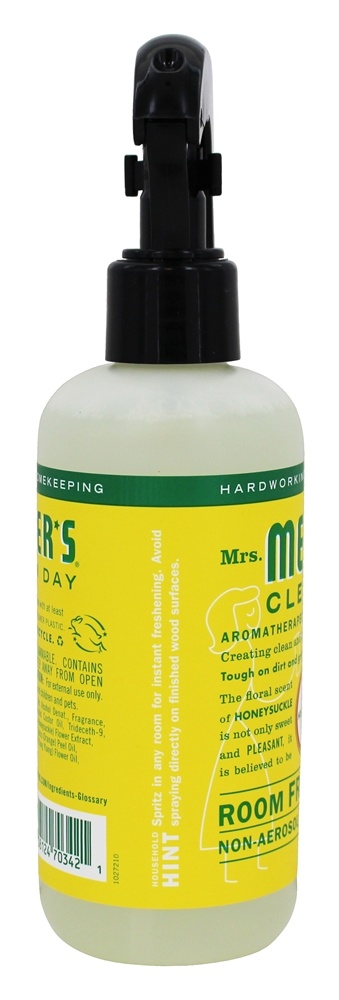 Limpar Dia Quarto Refrescamento Não-Aerossol Spray Madressilva - 8 fl. oz. Mrs. Meyer's - Imagem 3