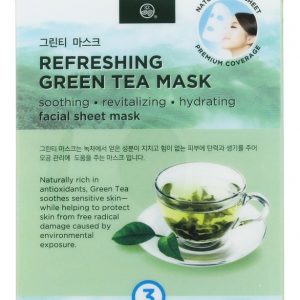 Comprar máscara facial de chá verde refrescante - 3 contagem earth therapeutics preço no brasil cuidados pessoais & beleza máscaras faciais de camada suplemento importado loja 51 online promoção - 5 de julho de 2022