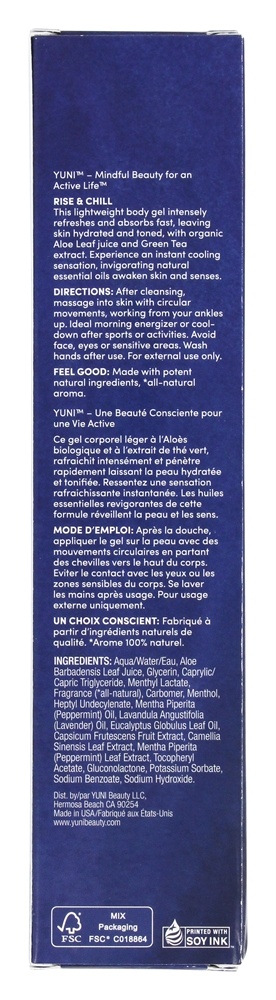 Gel Esfoliante para Elevação e Resfriamento - 4 fl. oz. Yuni - Imagem 2
