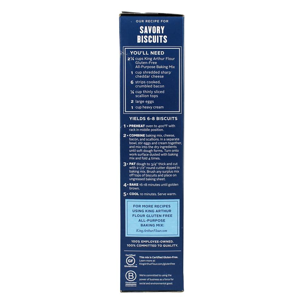 Mistura De Panificação De Uso Livre Sem Glúten - 24 oz. King Arthur Flour - Imagem 4