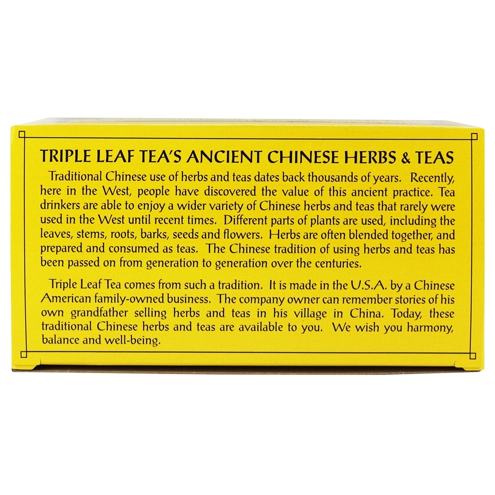 Gengibre Chá Limão - 20 Saquinhos de Chá Triple Leaf Tea - Imagem 4