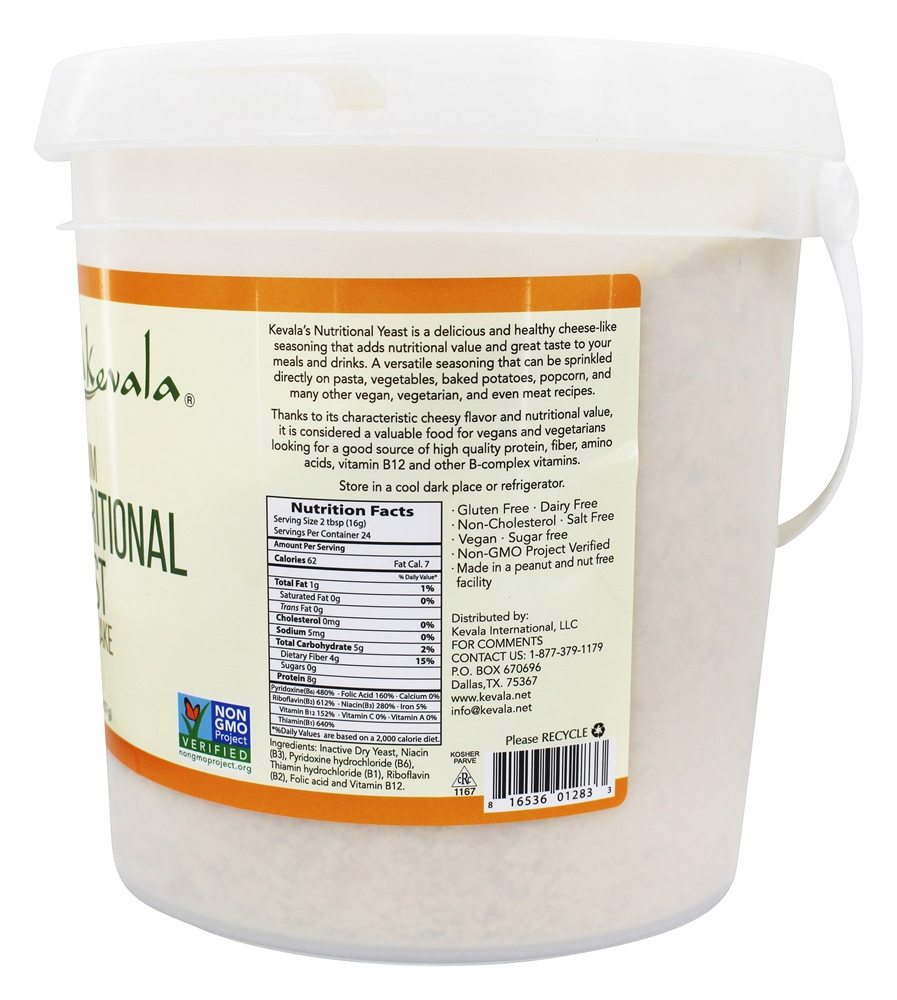 Floco Grande de Levedura Nutricional Premium - 2 lbs. Kevala - Imagem 2