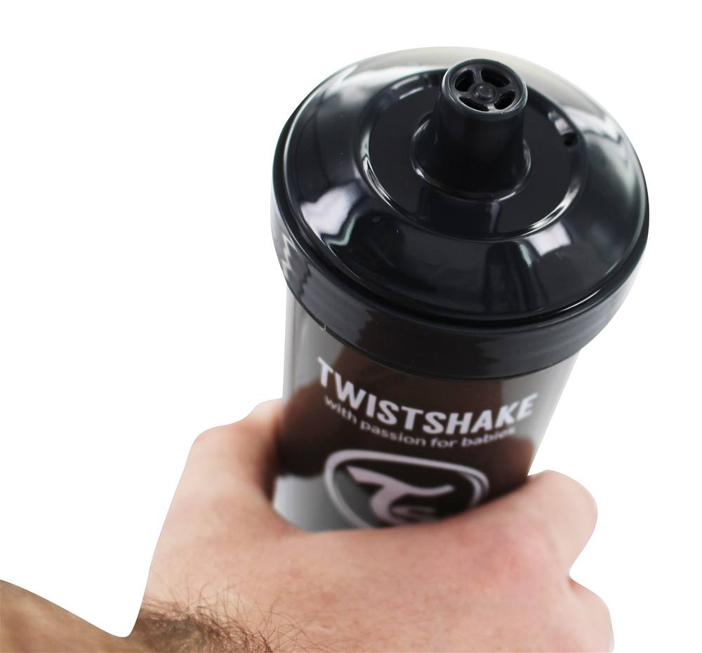 Criança Sippy Copo 12 Mês+ Preto - 12 oz. Twistshake - Imagem 2